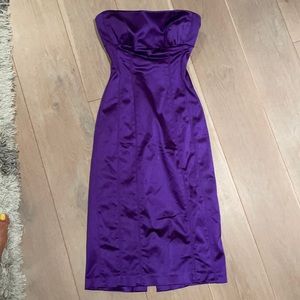 Vibrant purple dress